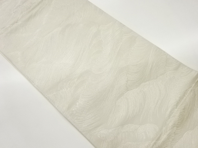 荒波模様織出し袋帯